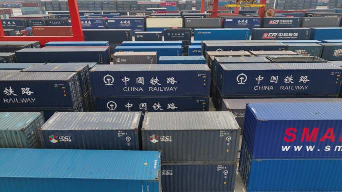 西安港中欧班列西安国际港务区国际货运班列