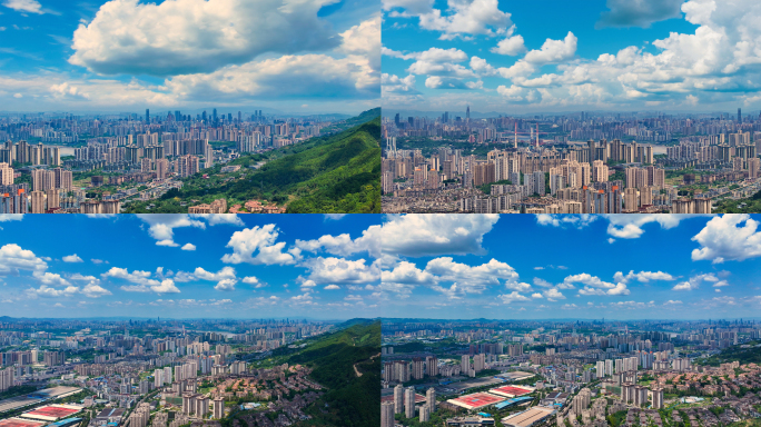 重庆全景延时航拍