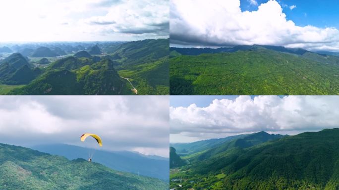 南宁上林县大明山航拍