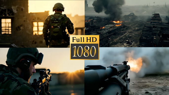 第一视角射击 巴以冲突 中东战场士兵巷战