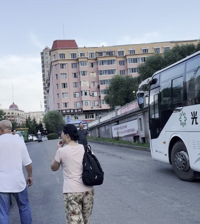 黑龙江牡丹江绥芬河市城市风光