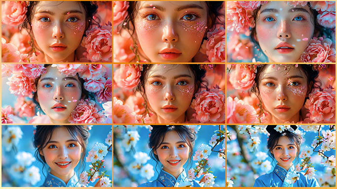 年轻中式面孔女性合集 貌美如花 东方魅力