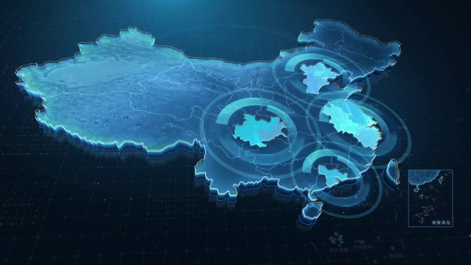 科技感中国四大经济圈