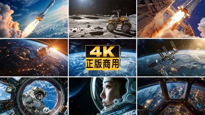 火箭发射宇航员卫星空间站航天科技大国重器
