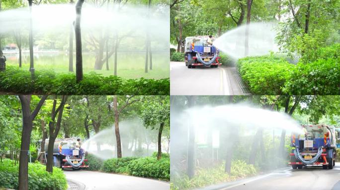公园绿化 洒水车【4K】