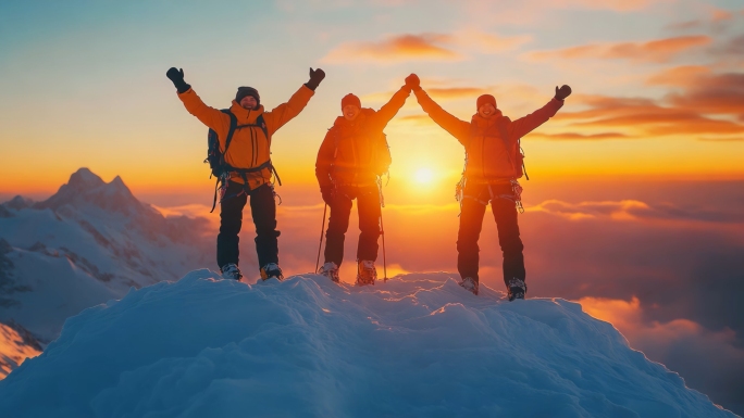 户外徒步 攀登雪山 合集