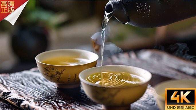 中国风茶文化合集 养生茶大健康非遗茶道