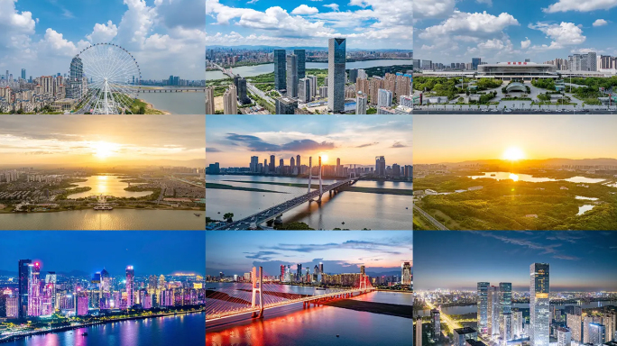 南昌城市宣传片航拍延时合集