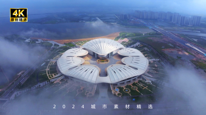 青岛胶州 上合之珠 航拍
