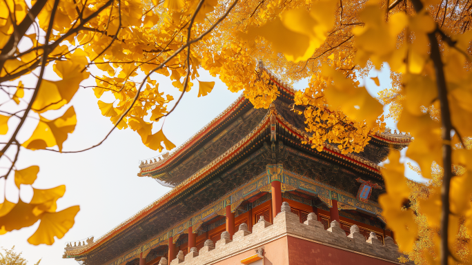 秋景 美丽秋天  北京的秋