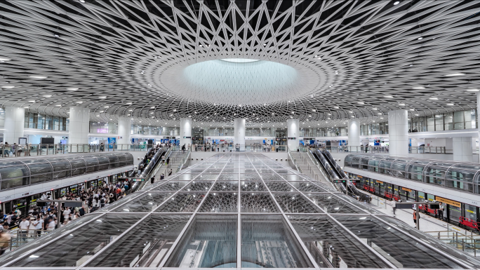 深圳岗厦北地铁站01