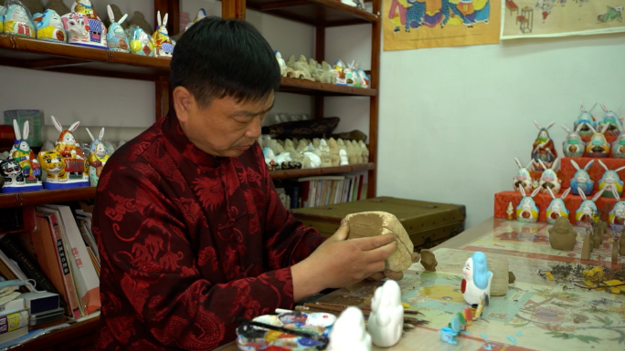 北京兔爷制作工序