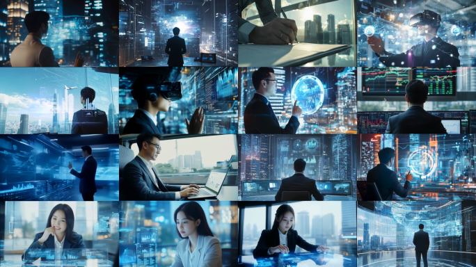 4K高帧率未来智能金融办公素材合集