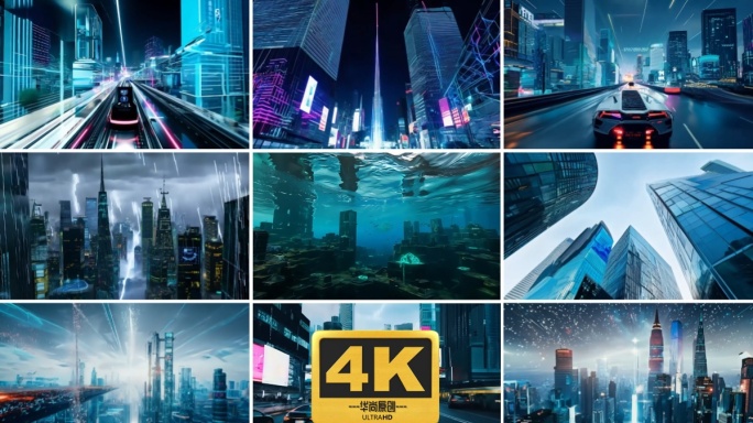 4k赛博朋克城市②