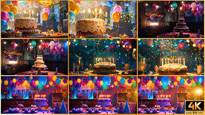 生日蛋糕合集 奶油芝士水果美味烘焙蛋糕