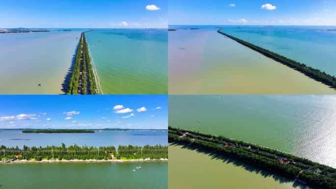 广西钦州 最美海上公路 三墩公路