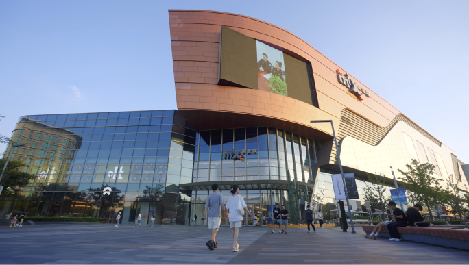 商场 购物 人群 大型商场超市购物人群