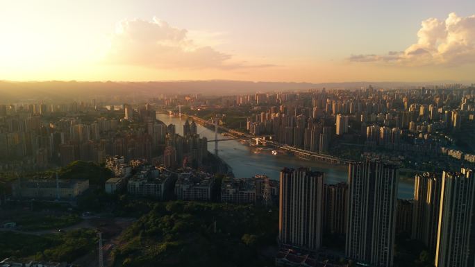 嘉陵江傍晚