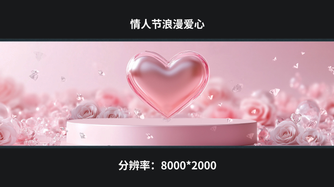 【8k】情人节浪漫爱心
