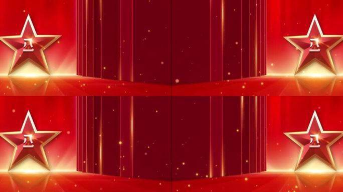 25-3  八一建军节 红色五角星