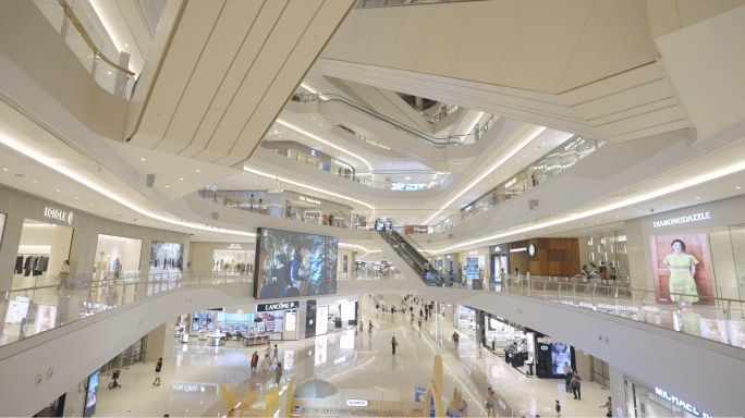 商场购物人群 万象城 万达广场