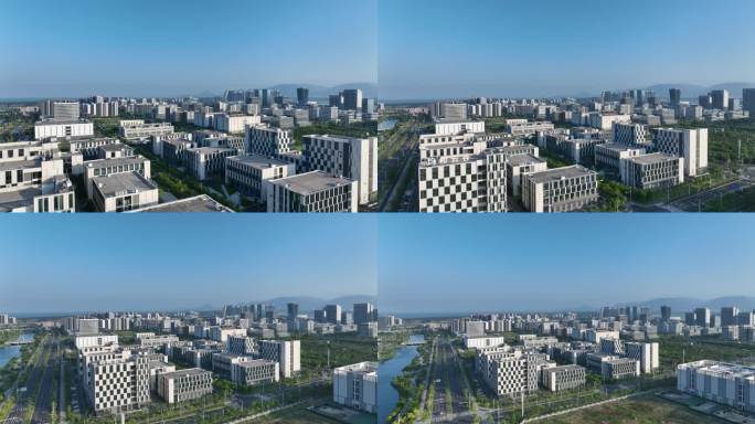 福州均和云谷产业园航拍福州滨海新城产业区
