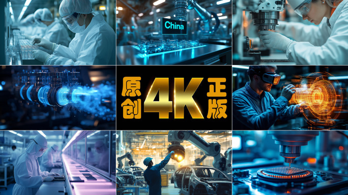 中国高端科技制造生产线