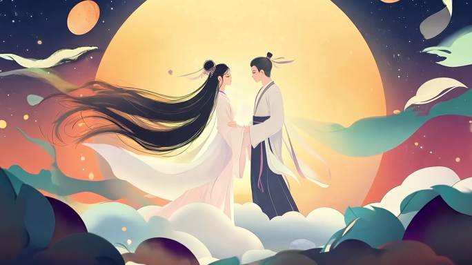传统七夕浪漫情人节 唯美古风爱情