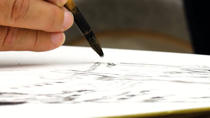 绘画 写生 毛笔 国画 画画