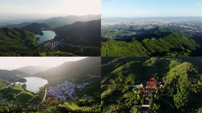 金华北山双龙风景区航拍视频合辑