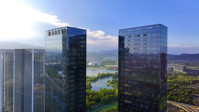 宁波宁海航拍延时