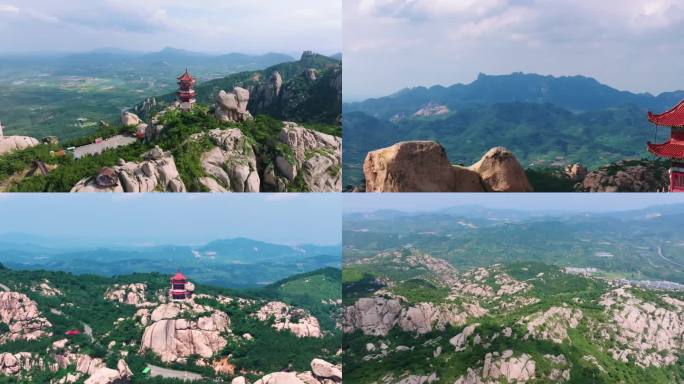 【4K】聚集九仙山航拍五莲生态山川河流