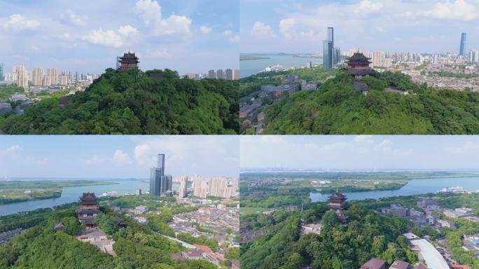 4k航拍江苏镇江西津渡古街