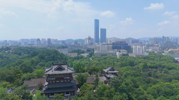 4k航拍江苏镇江北固山