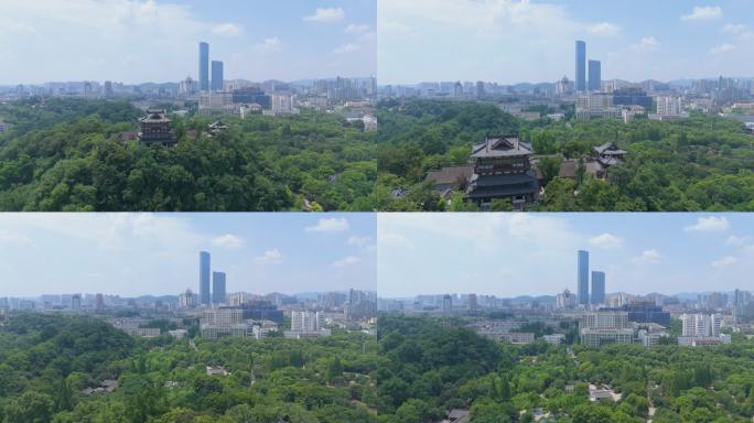 4k航拍江苏镇江北固山