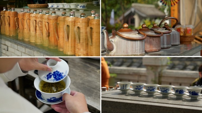 老茶馆 盖碗茶 茶馆 喝茶 成都人文