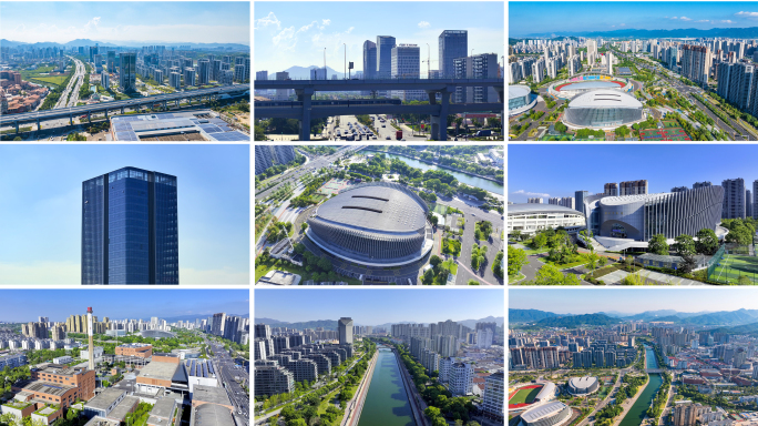 宁波奉化航拍延时