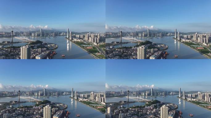 澳门大景珠海横琴十字门金融岛珠海中心大厦