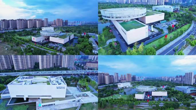 4K航拍 李自建美术馆 谢子龙影像艺术馆