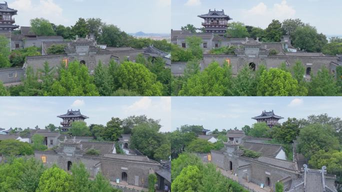 4k航拍江苏镇江北固山