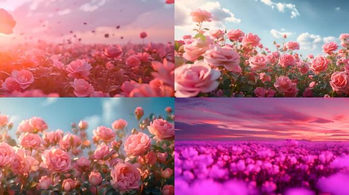 玫瑰花 花丛【宽屏合集】