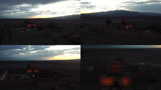 西北旅行嘉峪关城墙夕阳天下第一雄关自驾游