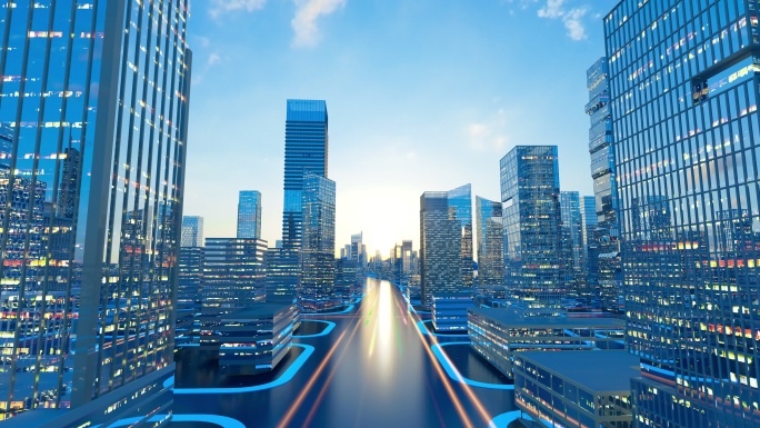 V260数字城市穿梭全息建筑