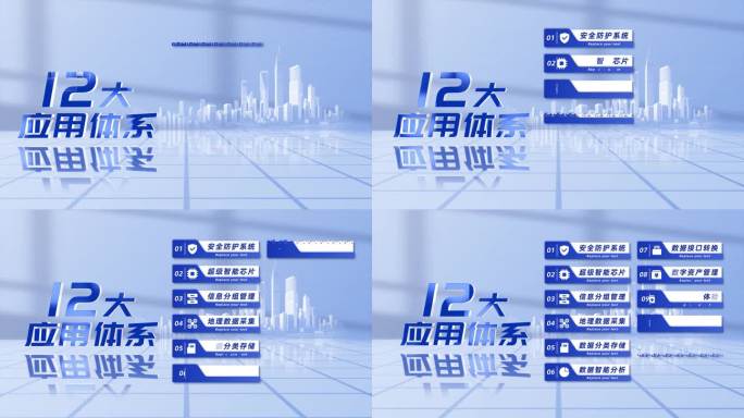 12项分类_企业功能应用体系分类展示
