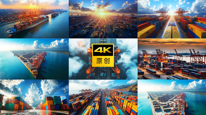 港口货运集装箱一带一路