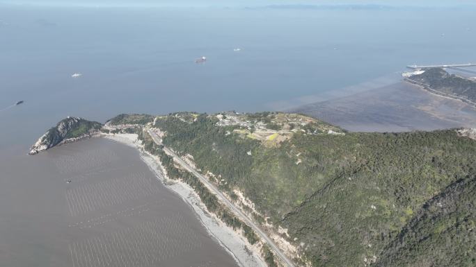 海边岛屿风光航拍