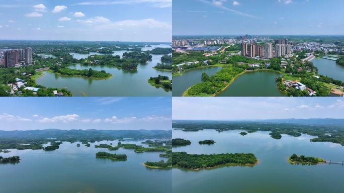 三岔湖航拍