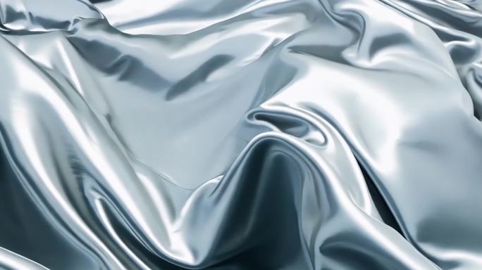 抽象流体艺术 银色流体
