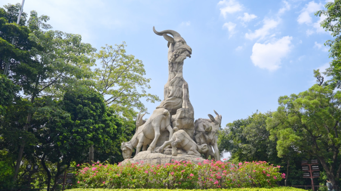 广州风光地标景点城市航拍