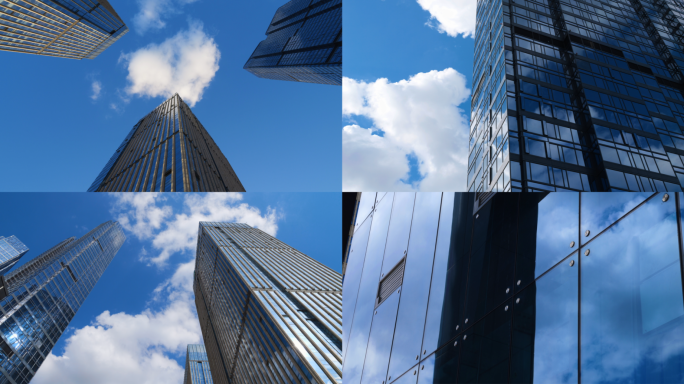 写字楼 摩天大楼延时